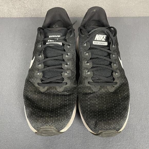 Nike Zoom Vomero 13 Shoes Mens Size 12 Black White Running Sneakers Athletic - Picture 3 of 15